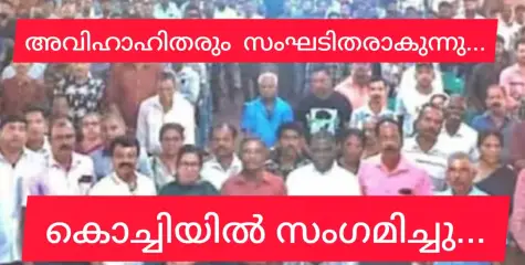 അവിവാഹിതരും സംഘടിതരാകുന്നു.  കൊച്ചിയിൽ വൻ സംഗമം നടത്തി.