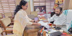 വടകര ഡയറ്റിന്റെ പഴയ കെട്ടിടവും മതിലും പുനര്‍നിര്‍മിക്കണം; മന്ത്രിക്ക് നിവേദനം നല്‍കി കെ.കെ രമ എം എൽ എ 