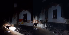 ആരും ഇല്ലെന്ന് ഉറപ്പ് വരുത്തും; നാദാപുരം താനക്കോട്ടൂരിലെ തകർന്ന വീട്ടിൽ ജെസിബി ഉപയോഗിച്ച് പരിശോധന