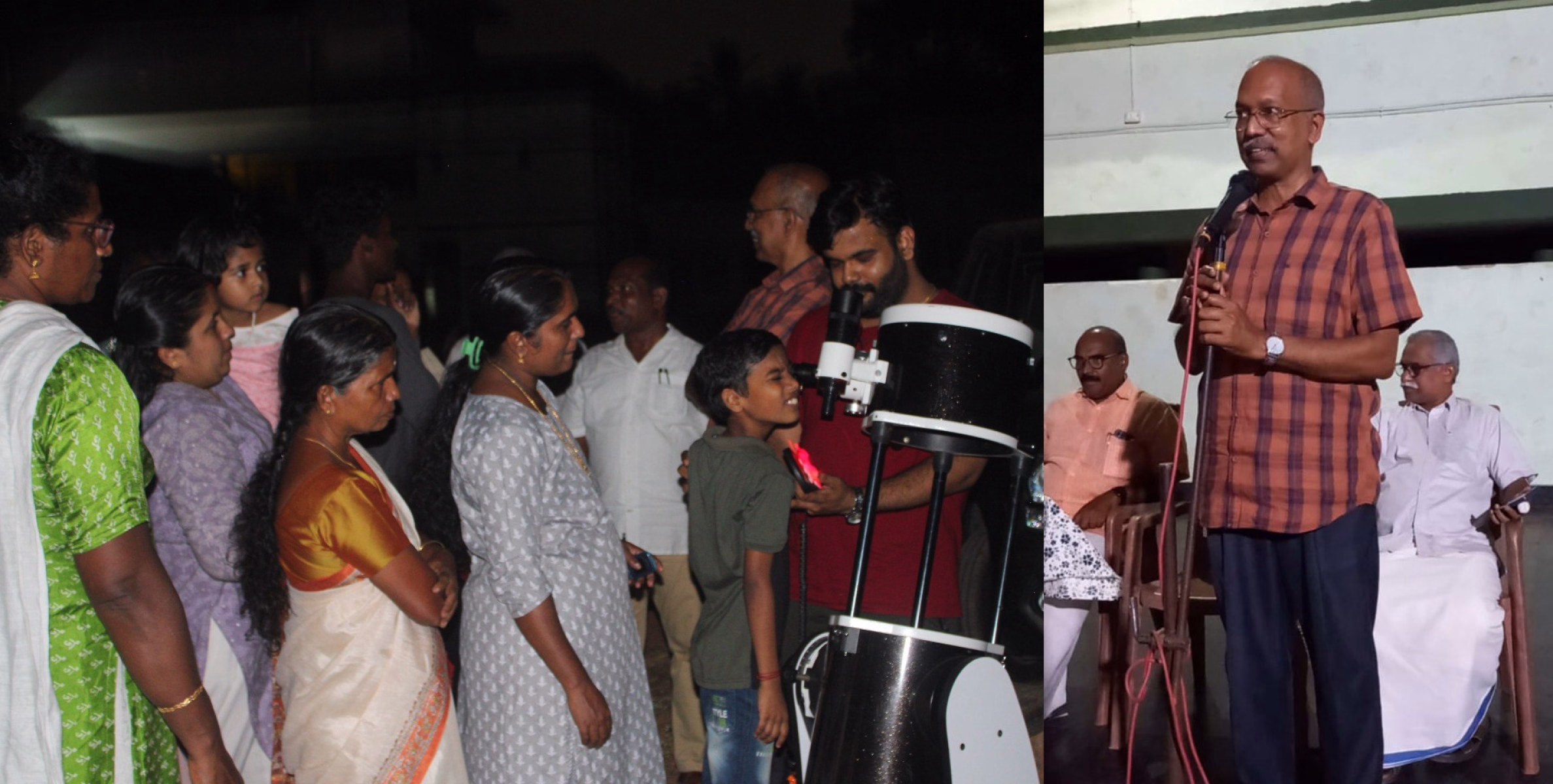 മണീട് ഹൈസ്കൂളിൽ കേരളാ ശാസ്ത്ര സാഹിത്യ പരിക്ഷത്തിൻ്റെ സഹകരണത്തോടെ വാനനിരീക്ഷണം നടത്തി.