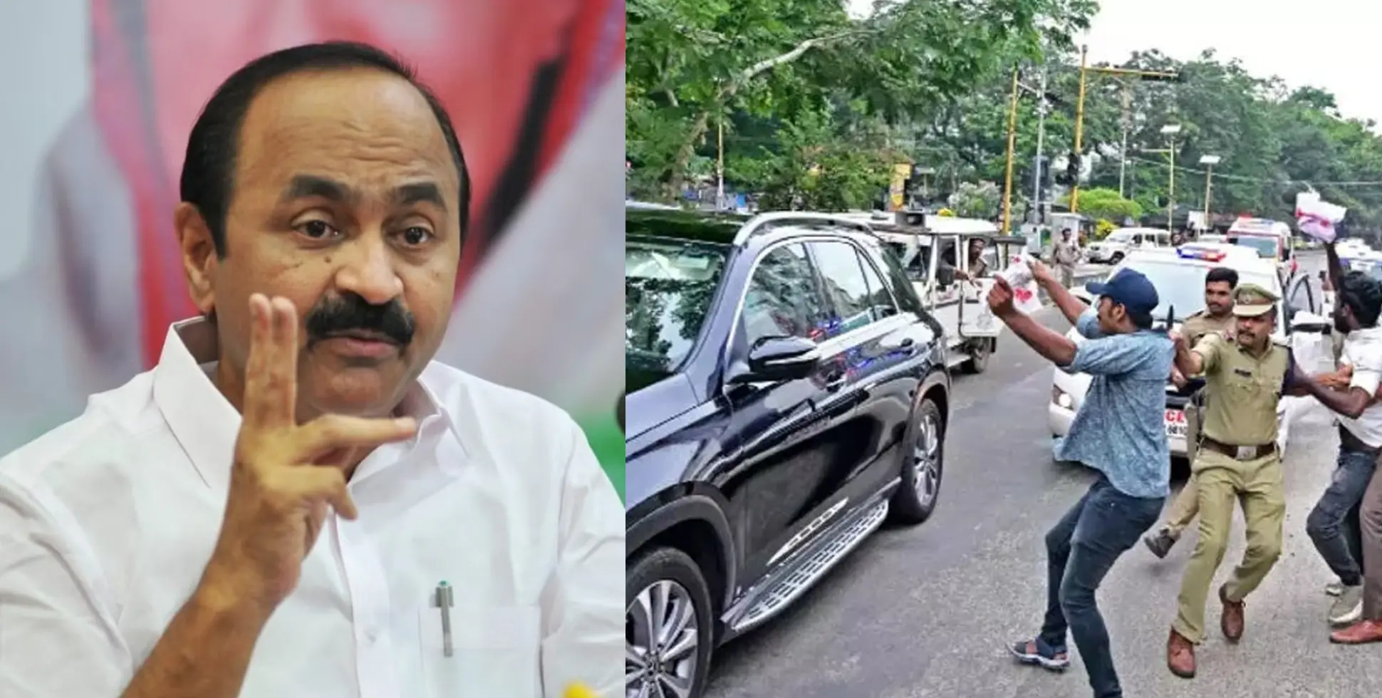 #VDSatheesan | ഗവർണറെ തടഞ്ഞ എസ്.എഫ്.ഐ പ്രവർത്തകർക്കെതിരെ വധശ്രമത്തിന് കേസെടുക്കുമോ...? -വി.ഡി സതീശൻ